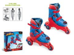 Dětské kolečkové brusle MONDO SPIDERMAN TRI IN LINE SKATES 29-32