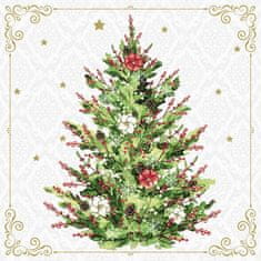 Duni Ubrousky Dunisoft Christmass Tree (12ks, 40x40 cm)