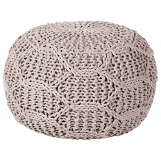 shumee Puf TRIMAN Taupe Bavlna 50 cm 50 cm