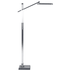 shumee Stojací LED lampa 144 cm stříbrná AQUARIUS