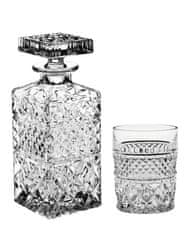 Bohemia Crystal Madison whisky set obsahuje karafa o objemu 700ml a 6 sklenic o objemu 240ml.