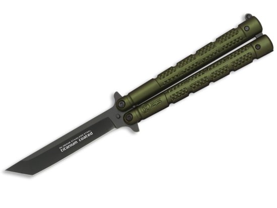 K25 Motýlí nůž 36249 Balisong Green