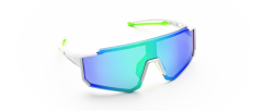 Kašmir SPORT STATE POLARIZED SSTP7 bílé - skla modro-zelená zrcadlová