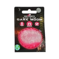 Dog Comets Dark Moon svítící míč růžový S/5cm