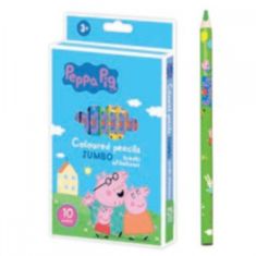 Astra Tříhranné jumbo barvičky "Peppa Pig" - 10 barev, 312024054