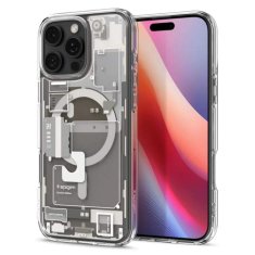 Spigen Hybridní obal na iPhone 16 PRO MAX 6.9" Spigen Ultra Hybrid MagSafe Zero one Přírodní titan