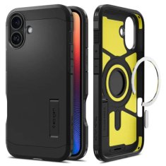 Spigen Pancéřový kryt na iPhone 16 PLUS 6.7" Spigen Tough Armor Mag MagSafe Černý