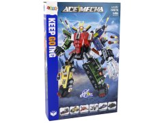 Lean-toys Vozidla- Robot Ace Mecha 6 Různých Modelů Robot Transformace