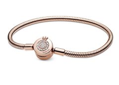 Pandora Luxusní náramek s korunkou Rose 589046C01 (Délka 18 cm)