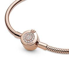 Pandora Luxusní náramek s korunkou Rose 589046C01 (Délka 18 cm)