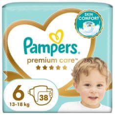 Pampers Premium Care Pleny jednorázové 6 (13 kg+) 38 ks