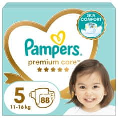 Pampers Premium Care Pleny jednorázové 5 (11-16 kg) 88 ks - MEGA PACK