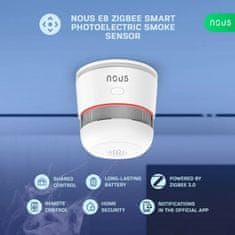 Nous Nous E8 Zigbee Smart Kouřový Senzor