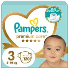 Pampers Premium Care Pleny jednorázové 3 (6-10 kg) 120 ks