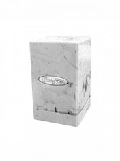 Krabička na karty Ultra Pro - Marble Satin Tower (White/Black)