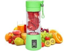 Foxter 2052 Přenosný smoothie mixér 380 ml zelený