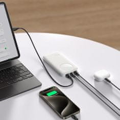 Joyroom JR-PBF12 Power Bank 10000mAh 2x USB/ USB-C 12W, bílý