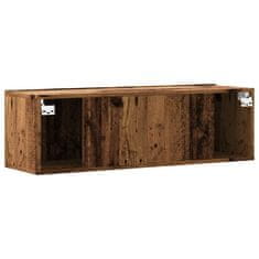 Vidaxl Nástěnná TV skříňka old wood 100 x 30 x 30 cm kompozitní dřevo