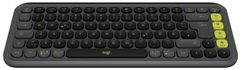 Logitech POP ICON KEYS, US, černá (920-013071)