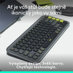 Logitech POP ICON KEYS, US, černá (920-013071)