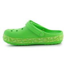 Crocs Dřeváky zelené 34 EU Band Geometric Glow