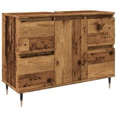 Vidaxl Koupelnová skříňka old wood 80 x 33 x 60 cm kompozitní dřevo