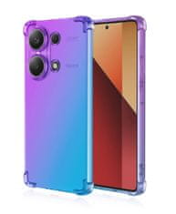 TopQ Kryt Xiaomi Redmi Note 13 Pro Shock duhový fialovo-modrý 120982