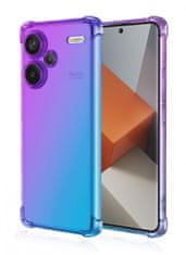 TopQ Kryt Xiaomi Redmi Note 13 Pro+ 5G Shock duhový fialovo-modrý 118191