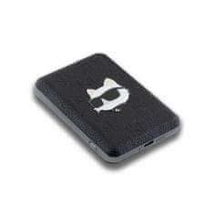 Karl Lagerfeld Powerbanka Embossed Choupette Head MagSafe 5000mAh Black