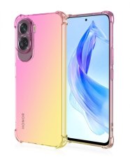 TopQ Kryt Honor 90 Lite 5G Shock duhový růžovo-žlutý 120732