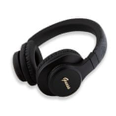 Guess  PU Leather 4G Tone on Tone Script Logo BT5.3 Stereo Headphone Black