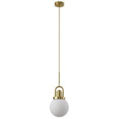 Intesi Zlatá závěsná lampa PEARL 20 cm