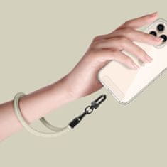 Tech-protect Wrist Strap šňůrka na mobil, hnedá/černá