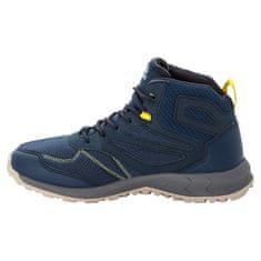 Jack Wolfskin Boty trekové tmavomodré 47 EU Woodland Mid Texapore