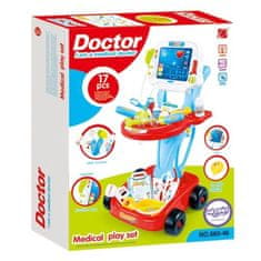 WOOPIE WOOPIE Baby Doctor's Trolley Blue Medical Kit pro děti 17 akc