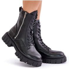 Big Star Warm-up Worker Boots Black velikost 41