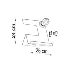 Sollux INCLINE Stolní lampa, bílá SL.0668 - Sollux