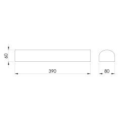 Eglo ZOLA nástěnné svítidlo E14, 2x40W, 230V, 390mm 83406 - Eglo