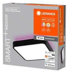 LEDVANCE ORBIS BACKLIGHT stropní svítidlo, 350x350mm, WIFI RGB+stmívatelné, 28W, černá AC314100055 - LEDVANCE