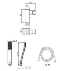 SAT Optima vanový set hranatý OPH005 - SAT