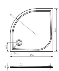 SAT Vanička akrylát. Flat 90 R550 FLA90S - SAT