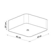 Sollux LOKKO 45 Stropní světlo, bílá SL.0775 - Sollux