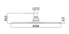 Optima OPTIMA hlavová sprcha kulatá, ? 30 cm OPB008 - SAT