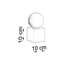 Sollux ARIZ Stolní lampa, dřevo SL.0677 - Sollux