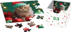 EuroGraphics Puzzle Adventní kalendář: Vánoční vousky 24x50 dílků