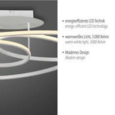 PAUL NEUHAUS JUST LIGHT LED stropní svítidlo bílé moderní světelný kruh do interiéru 3000K LD 15321-16