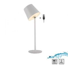 PAUL NEUHAUS JUST LIGHT LED svítidlo na láhev bílé na baterie dotykový stmívač USB IP54 stolní lampa 3000K LD 19251-16