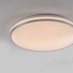 PAUL NEUHAUS JUST LIGHT LED stropní svítidlo průměr 38cm stříbrné hvězdné nebe krokově stmívatelné 3000K LD 14294-21