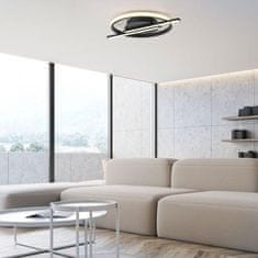 PAUL NEUHAUS JUST LIGHT LED stropní svítidlo černé moderní design paměťová funkce SimplyDim 3000K LD 14130-18