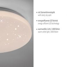 PAUL NEUHAUS JUST LIGHT LED stropní svítidlo průměr 26cm bílé hvězdné nebe nadčasový design teplá bílá 3000K LD 14275-16